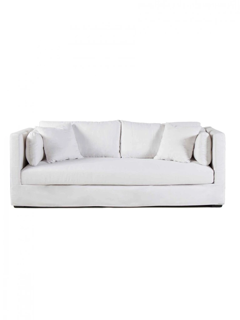 LESTAT - SOFA LESTAT 3,5 PLAZAS TELA HL BLANCO 236X96X84H CM (UNIDAD)