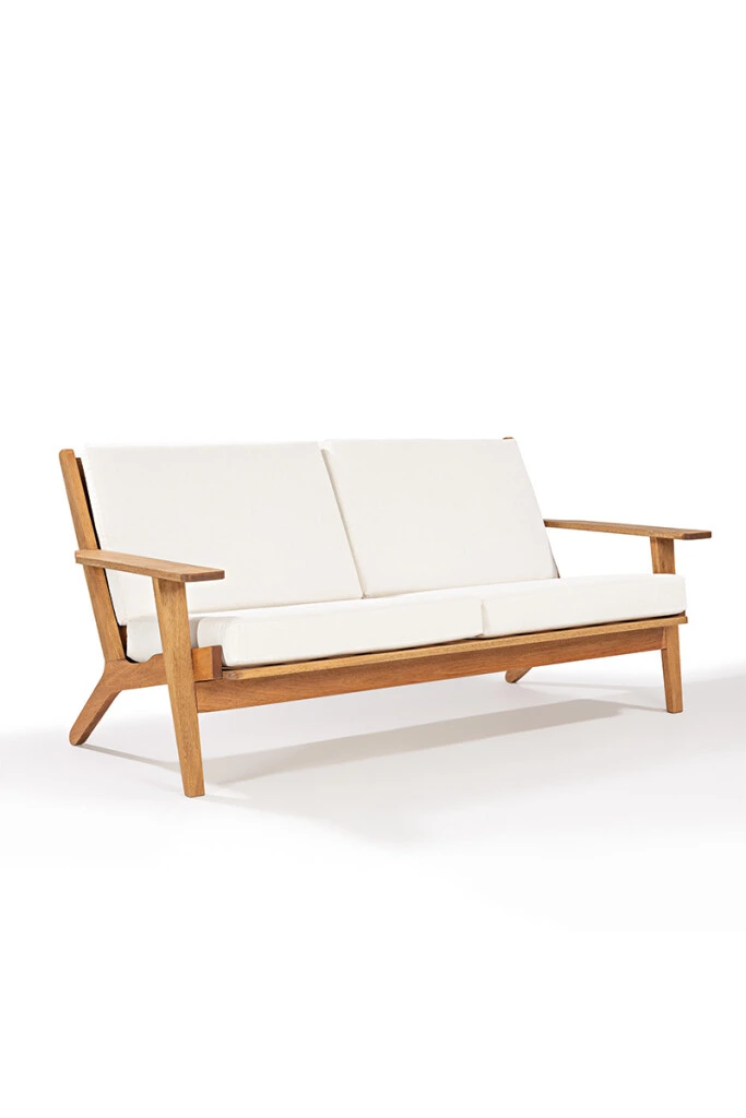 LOTUS SOFA - SOFA LOTUS 3 LUGARES ACQUABLOCK CRUDO 185x87x86CM JATOBA (UNIDAD)