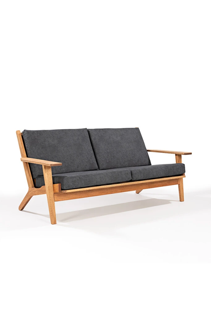LOTUS SOFA - SOFA LOTUS 3 LUGARES ACQUABLOCK NEGRO 185x87x86CM JATOBA (UNIDAD)