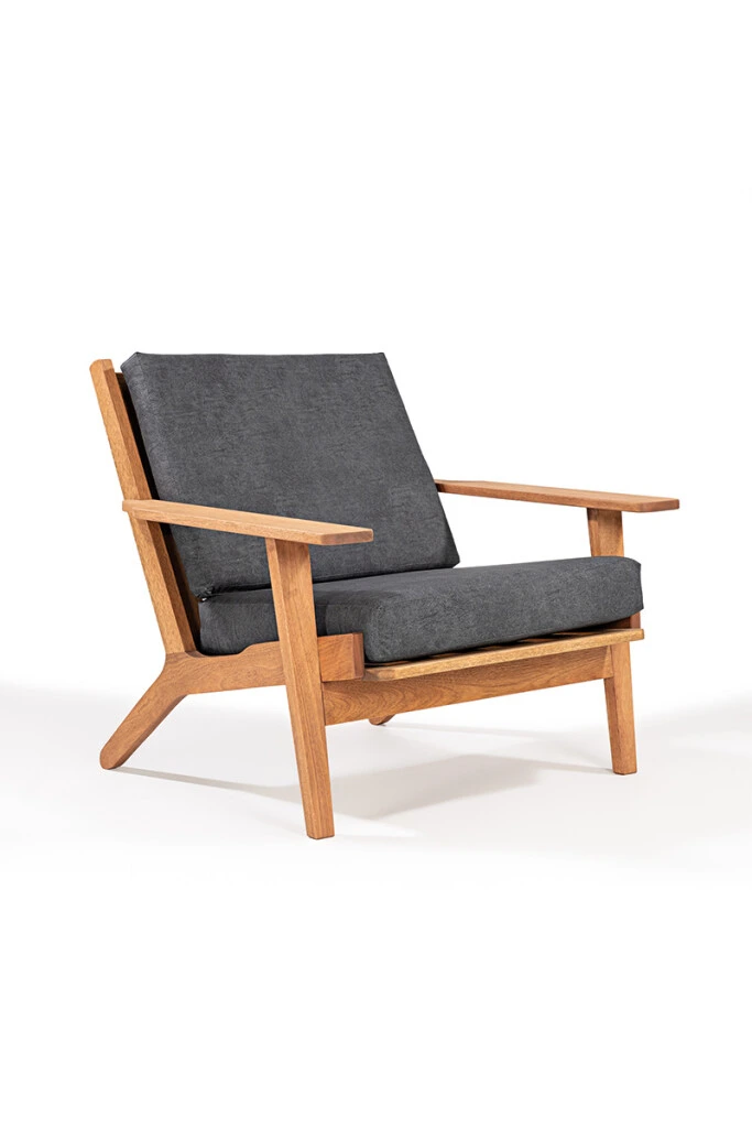 LOTUS POLTRONA - POLTRONA LOTUS ACQUABLOCK NEGRO 93x87x86CM JATOBA (UNIDAD)