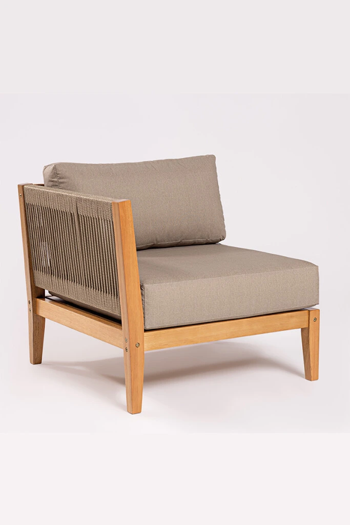 CANNES CANTO - CANTO DER. CANNES CUERDA RAMI Y ACQUABLOCK FENDI 78x74x66CM JATOBA (UNIDAD)