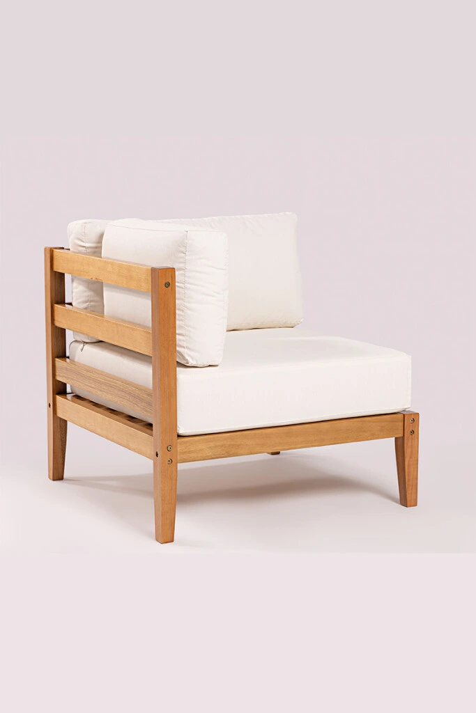 CANNES ESQUINA - ESQUINA CANNES RIPADA ACQUABLOCK CRUDO 74x74x66CM JATOBA (UNIDAD)