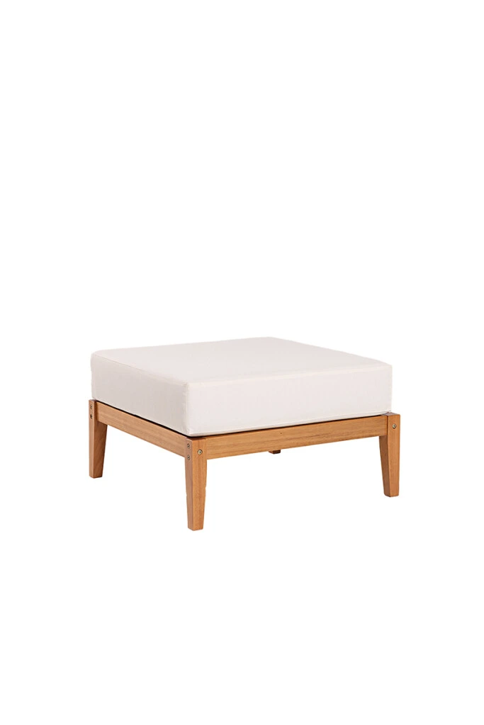 CANNES PUFF - PUFF CANNES ACQUABLOCK CRUDO 70x70x40CM JATOBA (UNIDAD)