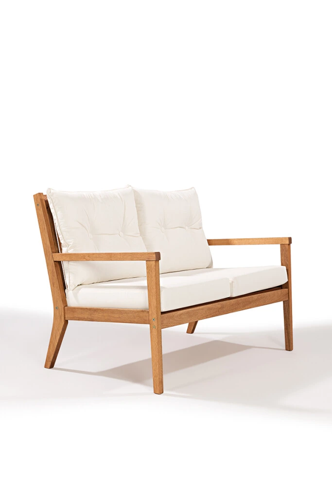 RIADE SOFA - SOFA RIADE 2 LUGARES ACQUABLOCK CRUDO 117x75x81CM JATOBA (UNIDAD)