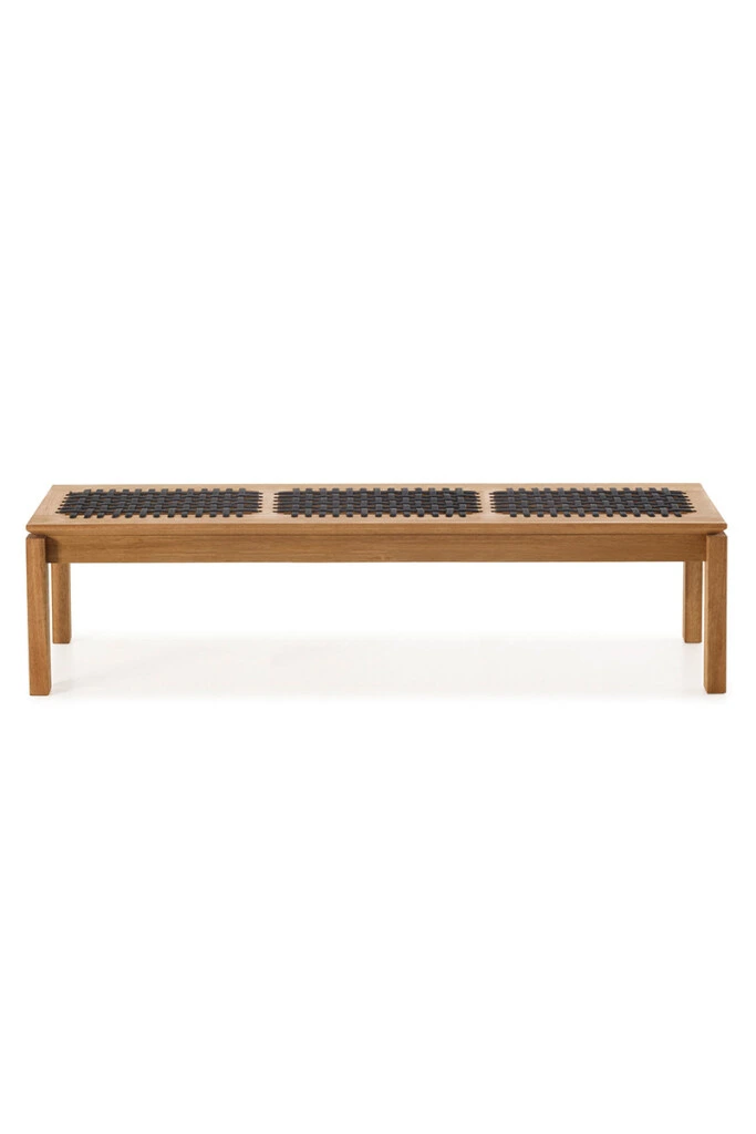 TRACO BANCO - BANCO TRACO CUERDA NEGRA 180x37x43CM JATOBA (UNIDAD)