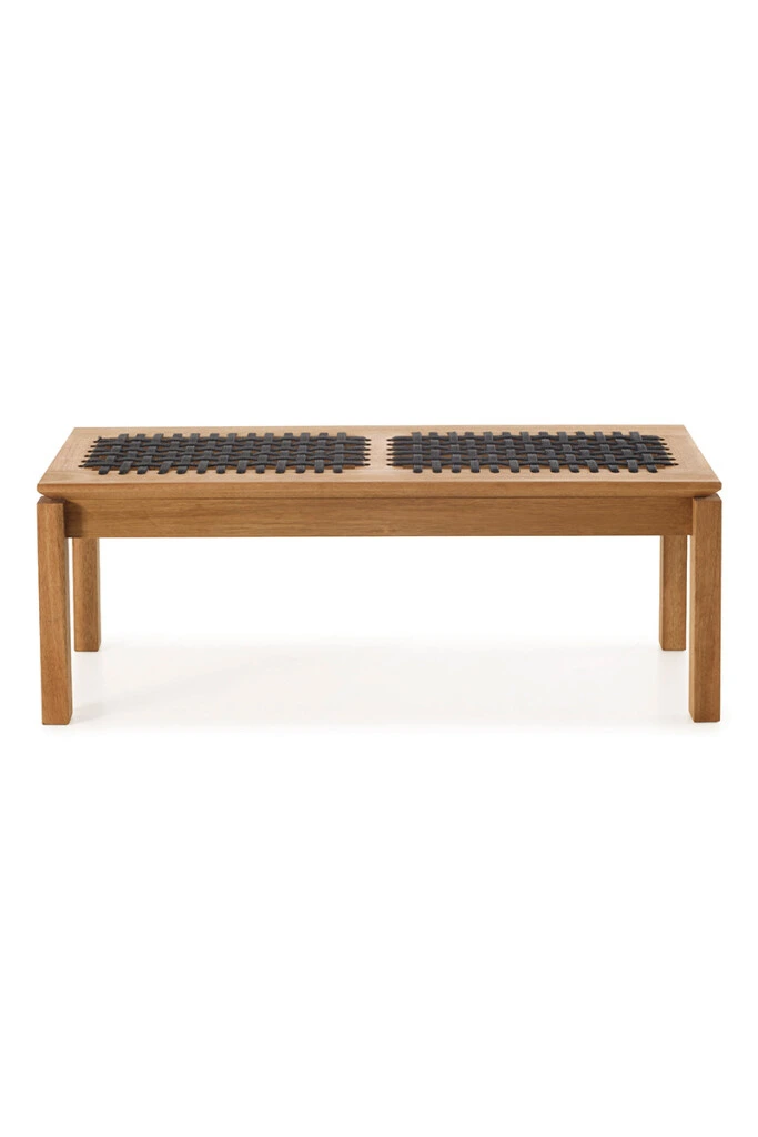 TRACO BANCO - BANCO TRACO CUERDA NEGRA 140x37x43CM JATOBA (UNIDAD)