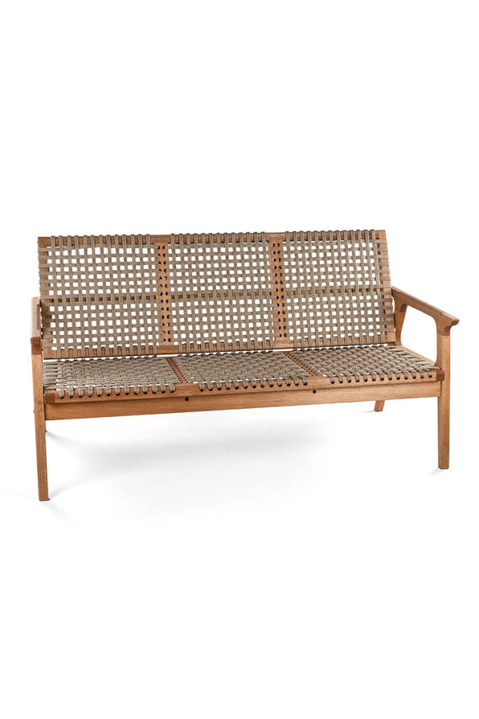 TRACO SOFA - SOFA TRACO 3 LUGARES CUERDA RAMI 155x72x84CM JATOBA (UNIDAD)