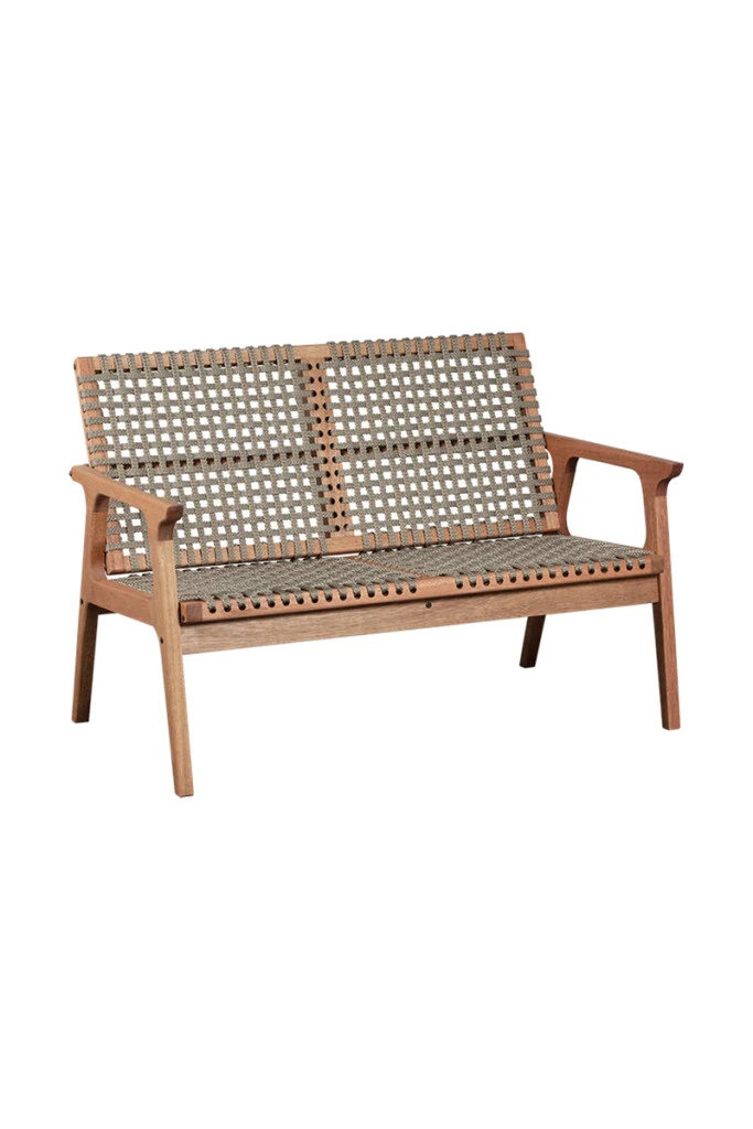 TRACO SOFA - SOFA TRACO 2 LUGARES CUERDA RAMI 119x72x83CM JATOBA (UNIDAD)