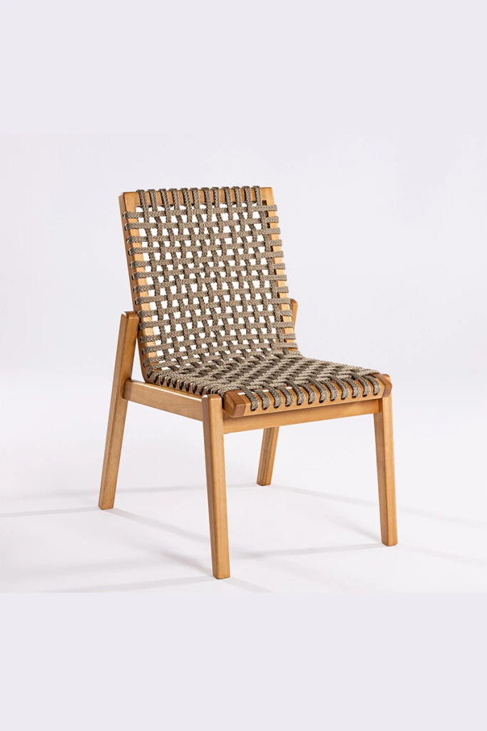 TRACO SILLA - SILLA TRACO CUERDA RAMI 56x62x85CM JATOBA (UNIDAD)