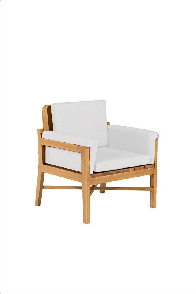 LACUNA POLTRONA - POLTRONA LACUNA ACQUABLOCK CRUDO 69x70x79CM JATOBA (UNIDAD)