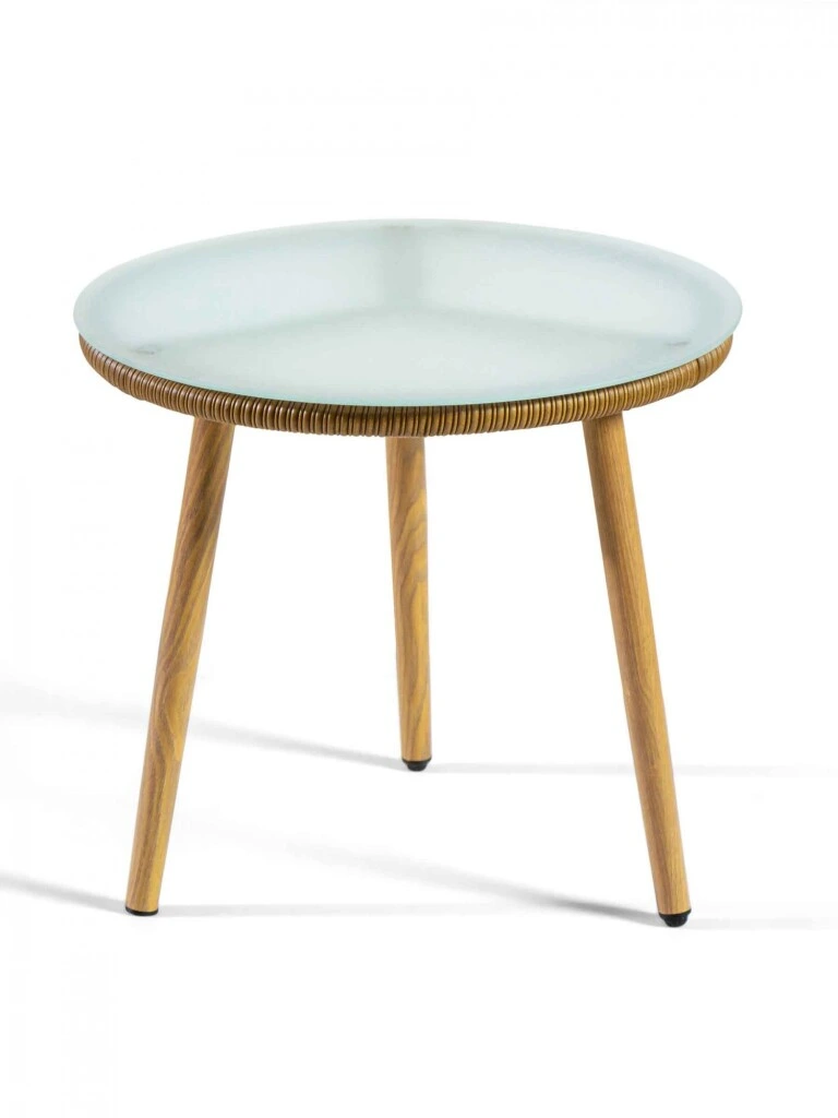 Liza - MESA AUXILIAR LIZA RATTAN 2048T HJ-62 (D) DIA.51X48H CM (UNIDAD)