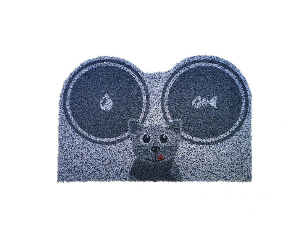 FELPUDO CUSHION PET - FELPUDO CUSHION PET CAT HORA DE COMER 60X40CM (UNIDAD)