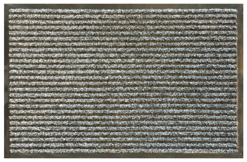 FELPUDO DOUBLE RIBBED - FELPUDO DOUBLE RIBBED 1005 GREY 60X40CM (UNIDAD)