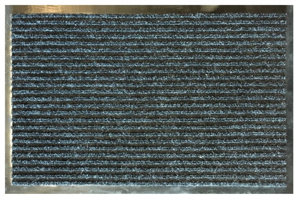 FELPUDO DOUBLE RIBBED - FELPUDO DOUBLE RIBBED 1006 BLACK 60X40CM (UNIDAD)
