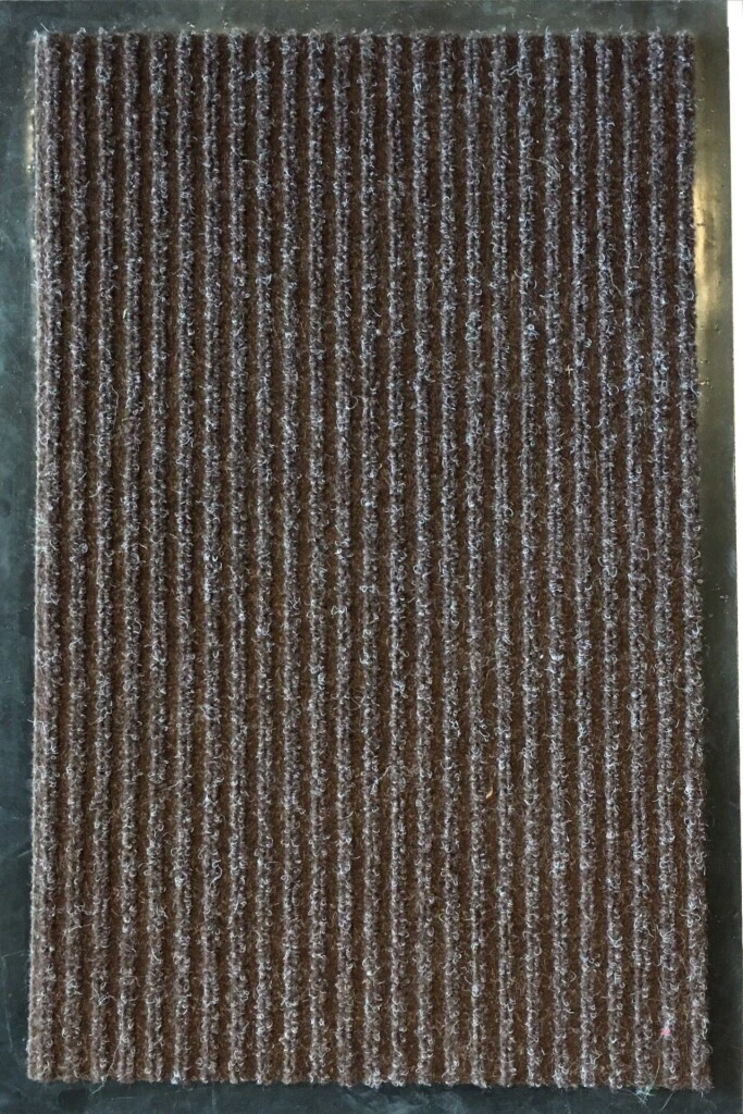 FELPUDO DOUBLE RIBBED - FELPUDO DOUBLE RIBBED 1002 BROWN 80X60CM (UNIDAD)
