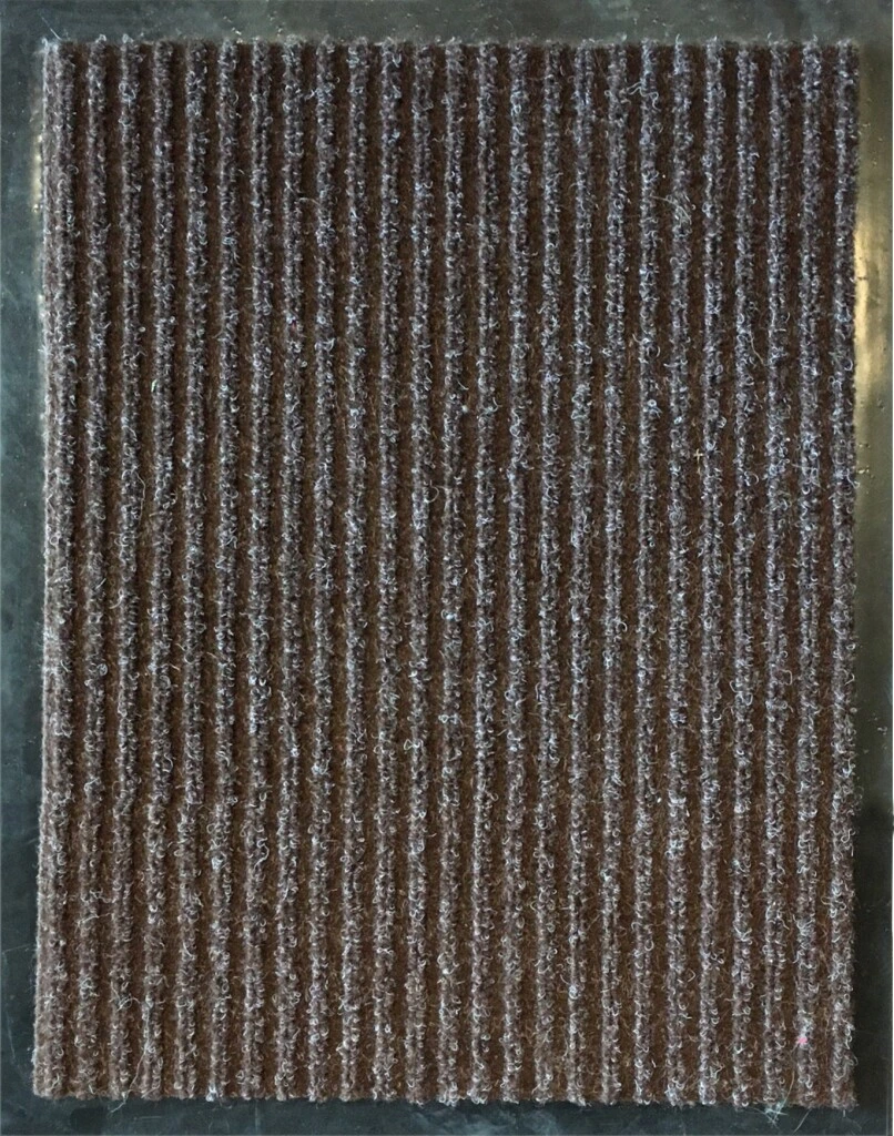 FELPUDO DOUBLE RIBBED - FELPUDO DOUBLE RIBBED 1002 BROWN 120X80CM (UNIDAD)