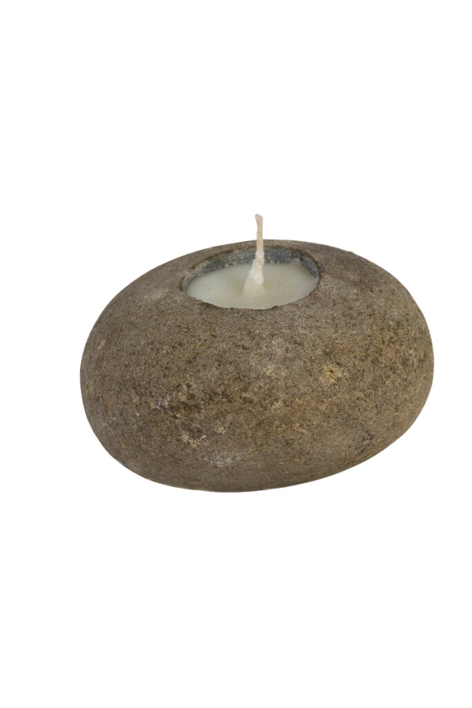 VELAS Y CANDELABROS - CANDELABRO STONE 15X13X8H CM (UNIDAD)