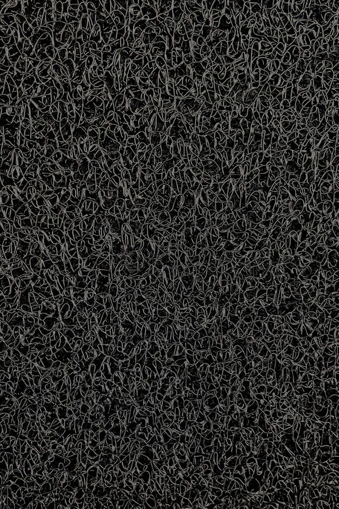 CUSHION MAT LIGHT - FELPUDO CUSHION MAT PVC 'LIGHT A' 1106 BLACK CON BASE ANCHO 1,22M (M)