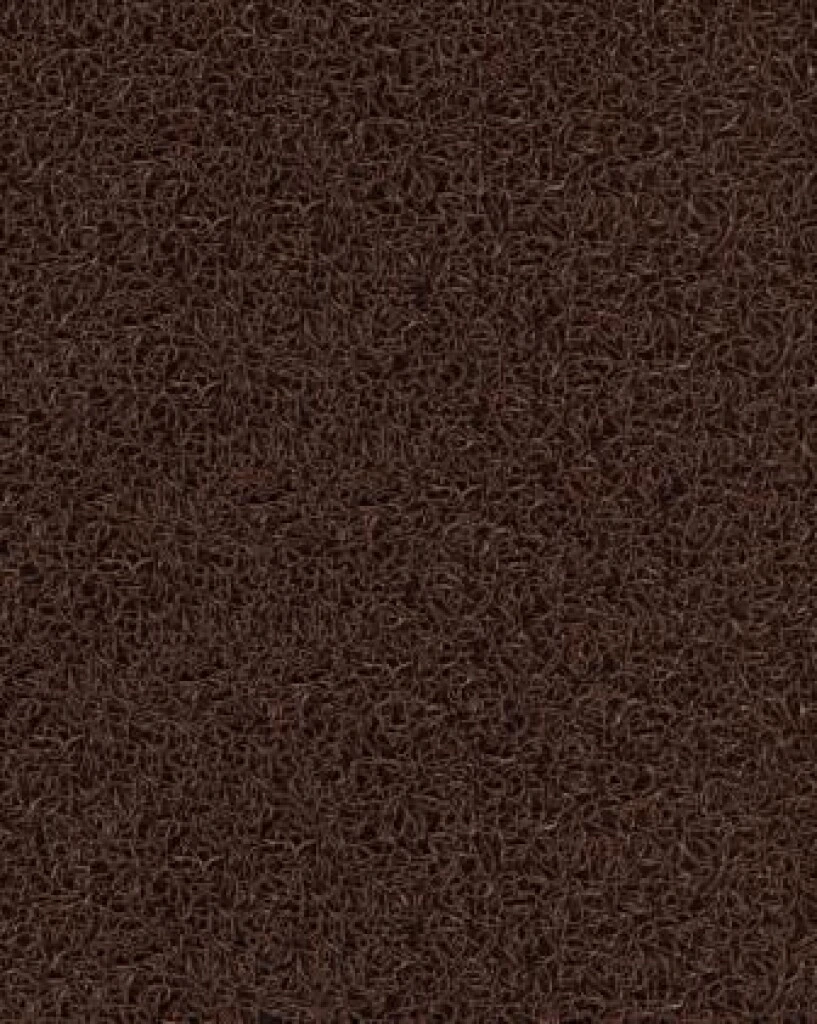 CUSHION MAT LIGHT - FELPUDO CUSHION MAT PVC 'LIGHT A' 1105 BROWN CON BASE ANCHO 1,22M (M)