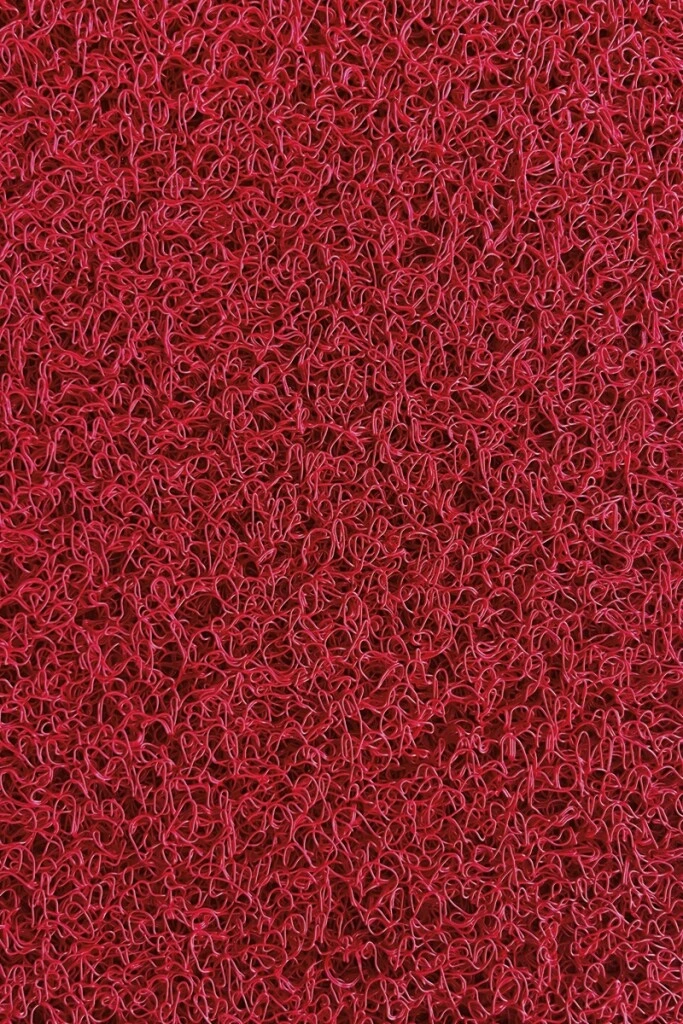 CUSHION MAT LIGHT - FELPUDO CUSHION MAT PVC 'LIGHT A' 1101 RED CON BASE ANCHO 1,22M (M)