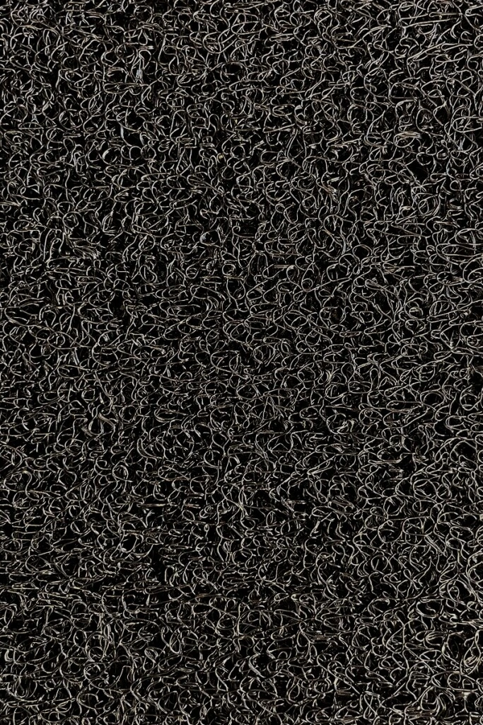 CUSHION MAT MEDIUM - FELPUDO CUSHION MAT PVC 'MEDIUM B' 2106 BLACK C/BASE ANCHO 1,22M (M)