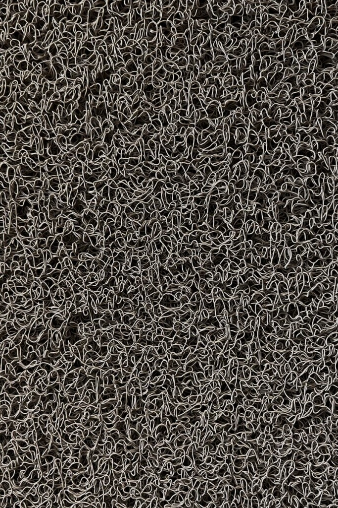 CUSHION MAT MEDIUM - FELPUDO CUSHION MAT PVC 'MEDIUM B' 2104 GREY CON BASE ANCHO 1,22M (M)