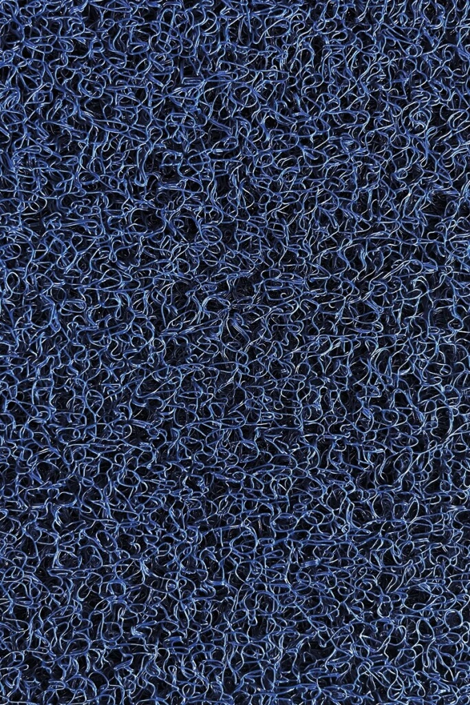 CUSHION MAT MEDIUM - FELPUDO CUSHION MAT PVC 'MEDIUM B' 2103 BLUE CON BASE ANCHO 1,22M (M)