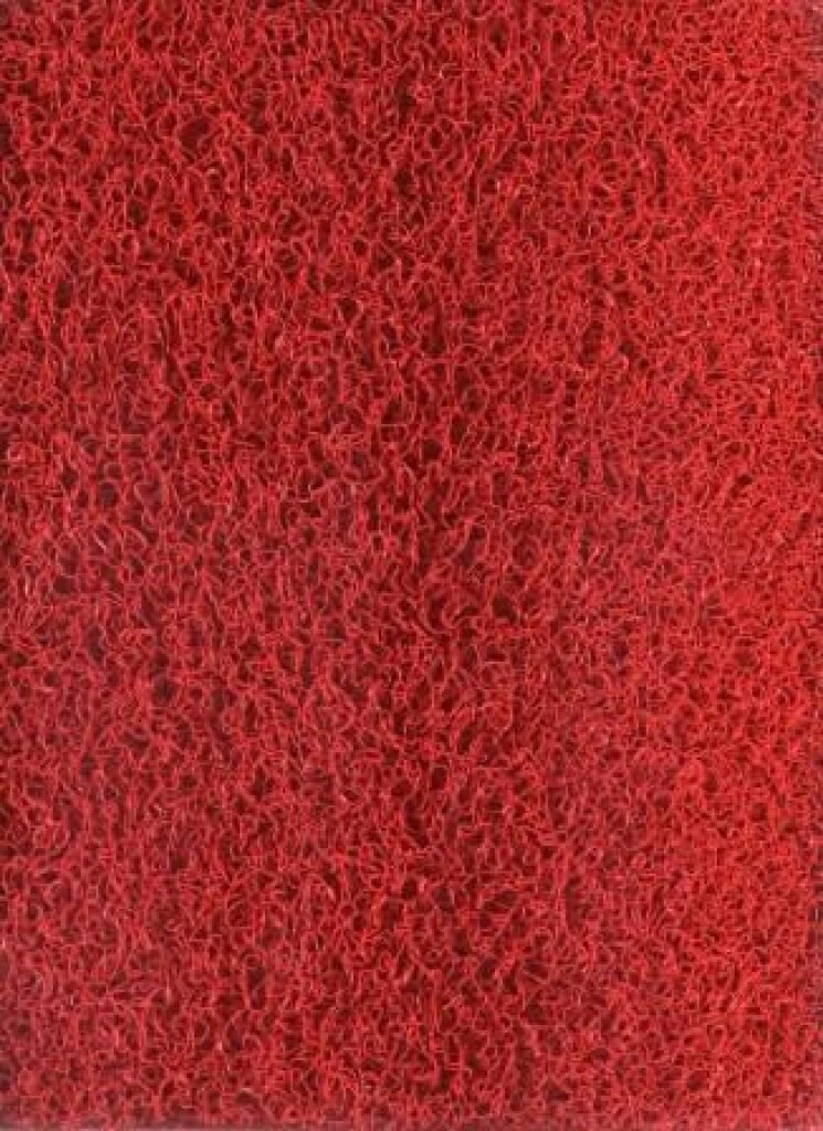 CUSHION MAT MEDIUM - FELPUDO CUSHION MAT PVC 'MEDIUM B' 2101 RED CON BASE ANCHO 1,22M (M)