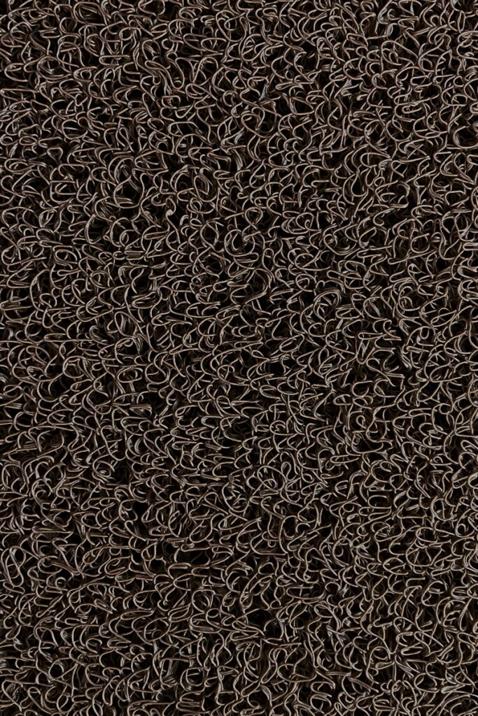 CUSHION MAT MEDIUM BR - FELPUDO CUSHION MAT PVC 'MEDIUM BR' 0401 MARRON CON BASE ANCHO 1,20 (M)