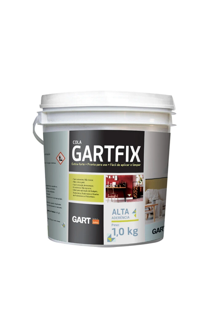GARTFIX - ADHESIVO GARTFIX PARA ZOCALOS O PANELES POLIESTIRENO LATA 1KG (UNIDAD)