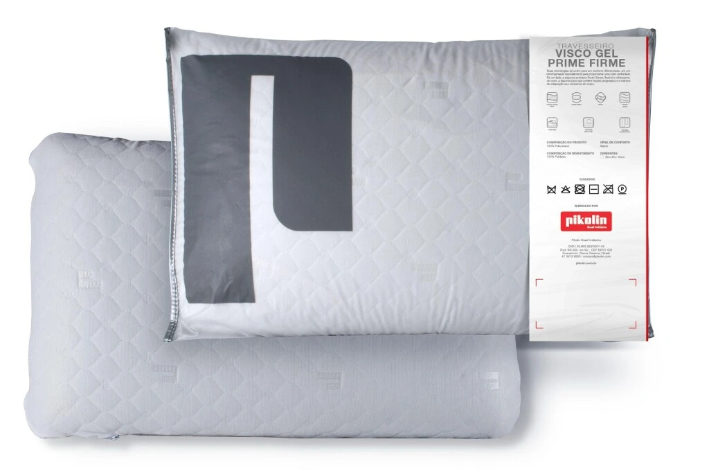 Visco Bolha - ALMOHADA VISCO PRIME FIRME BOLHA 85X32X13CM (UNIDAD)