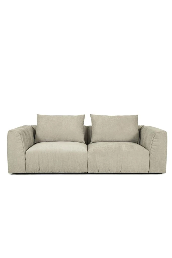 CORSO - SOFA CORSO 236X105X80CM TELA GRIS CLARO (UNIDAD)