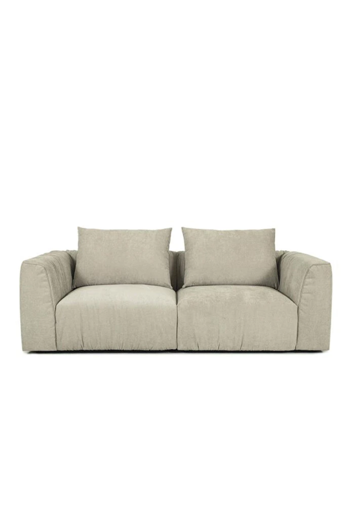 CORSO - SOFA CORSO 216X105X80CM TELA GRIS CLARO (UNIDAD)