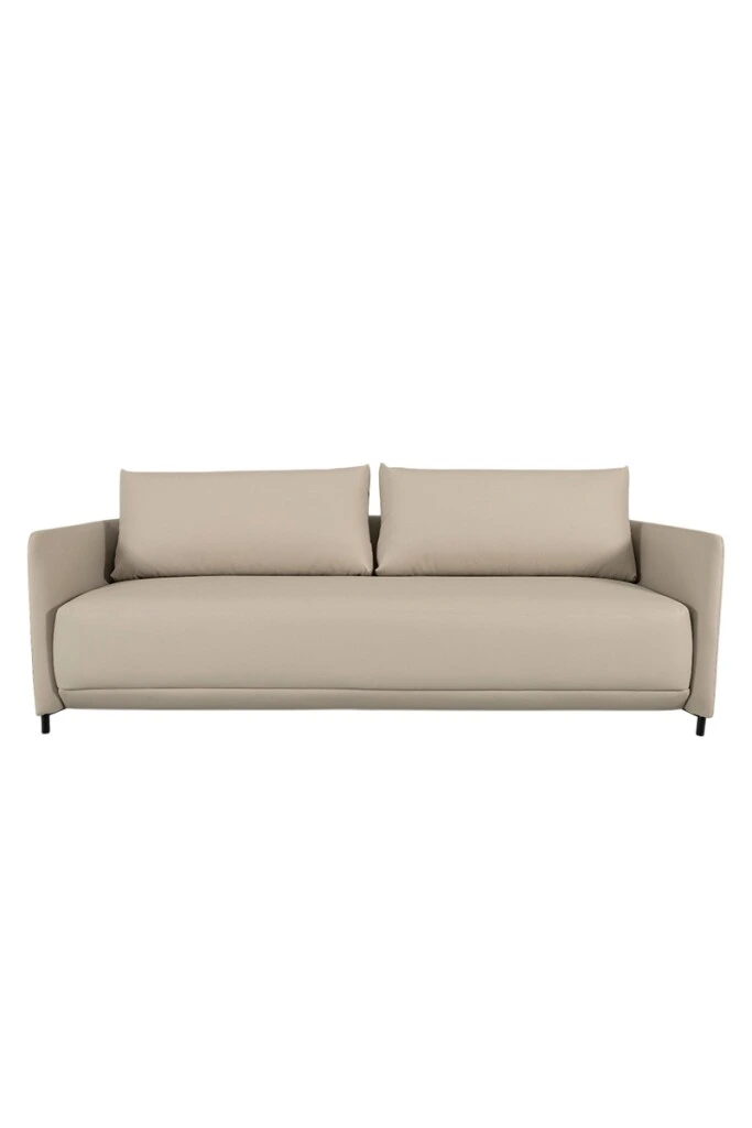AFAGO - SOFA AFAGO 210X83X78CM TELA SIMIL CUERO C3149 (UNIDAD)