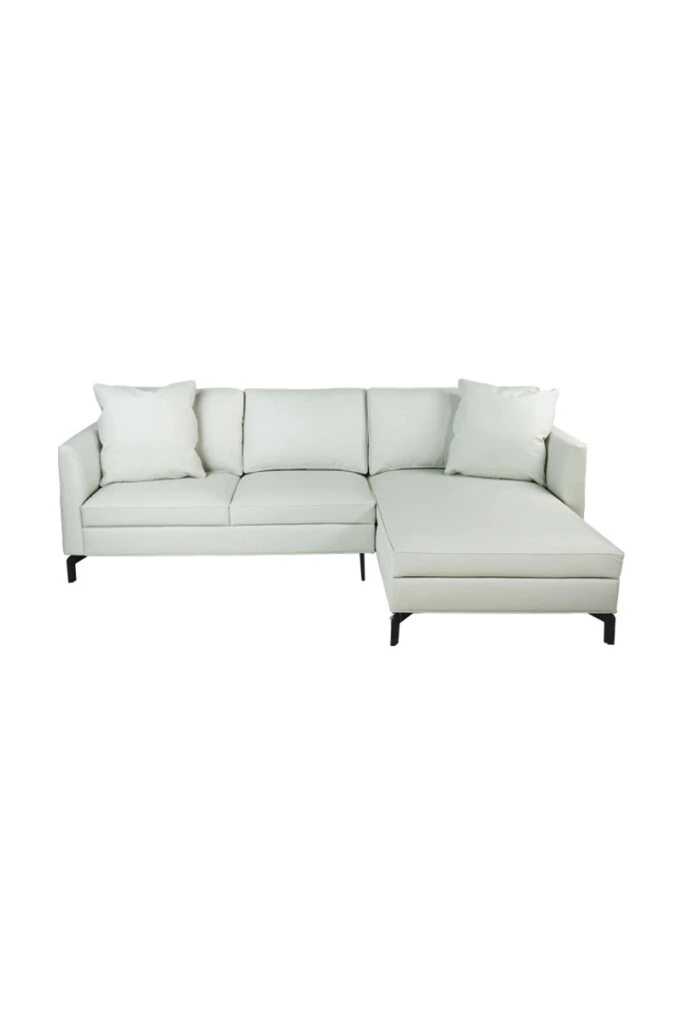 JOHNNY - SOFA JOHNNY CHAISE DERECHO 250X90X92CM TELA SIMIL CUERO (UNIDAD)