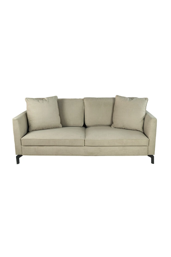 JOHNNY - SOFA JOHNNY 180X90X92CM TELA BEIGE TAUPE (UNIDAD)