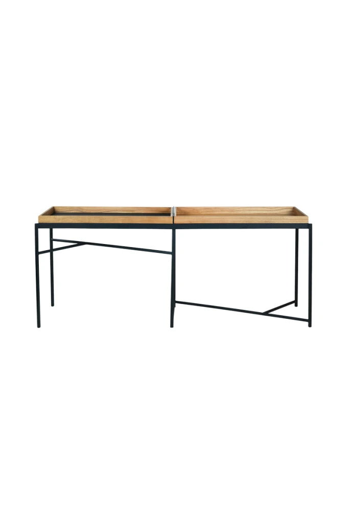 SKINNY - CONSOLA SKINNY CINAMOMO NATURALE 180X45X78H CM (UNIDAD)
