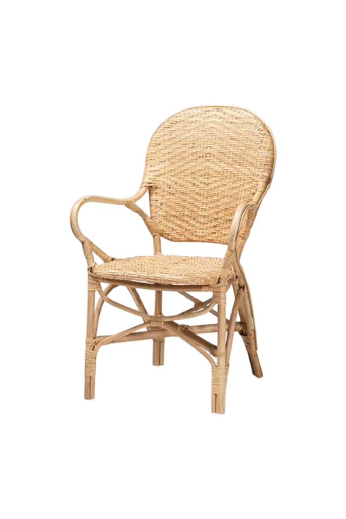 BISTRO - SILLA BISTRO RATTAN NATURAL C/BRAZOS 46X51X89H (UNIDAD)