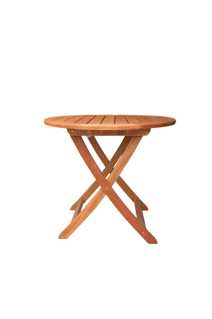 PLEGABLE - MESA DE COMEDOR PLEGABLE DIAMETRO 100X83H JATOBA (UNIDAD)