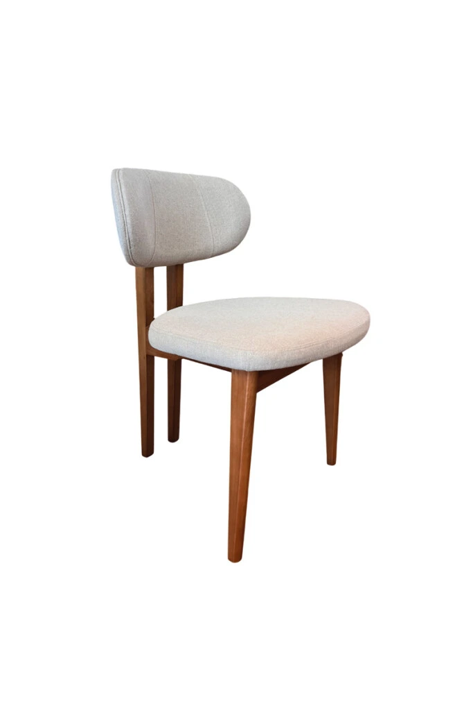 LUIZA - SILLA LUIZA MADERA TELA 3008 52X60,5X82H (UNIDAD)