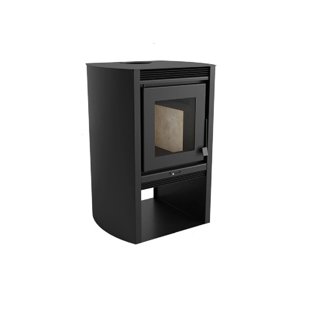 Calefactor a Leña 52 m² Metávila 680GF con Kit para Techo | Doble Combustión