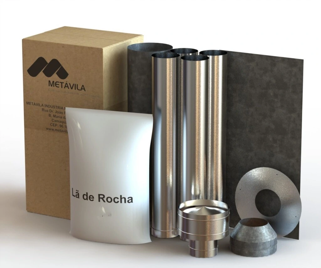 Kit de Instalación para Techo Metávila 150 mm | Acero Inoxidable