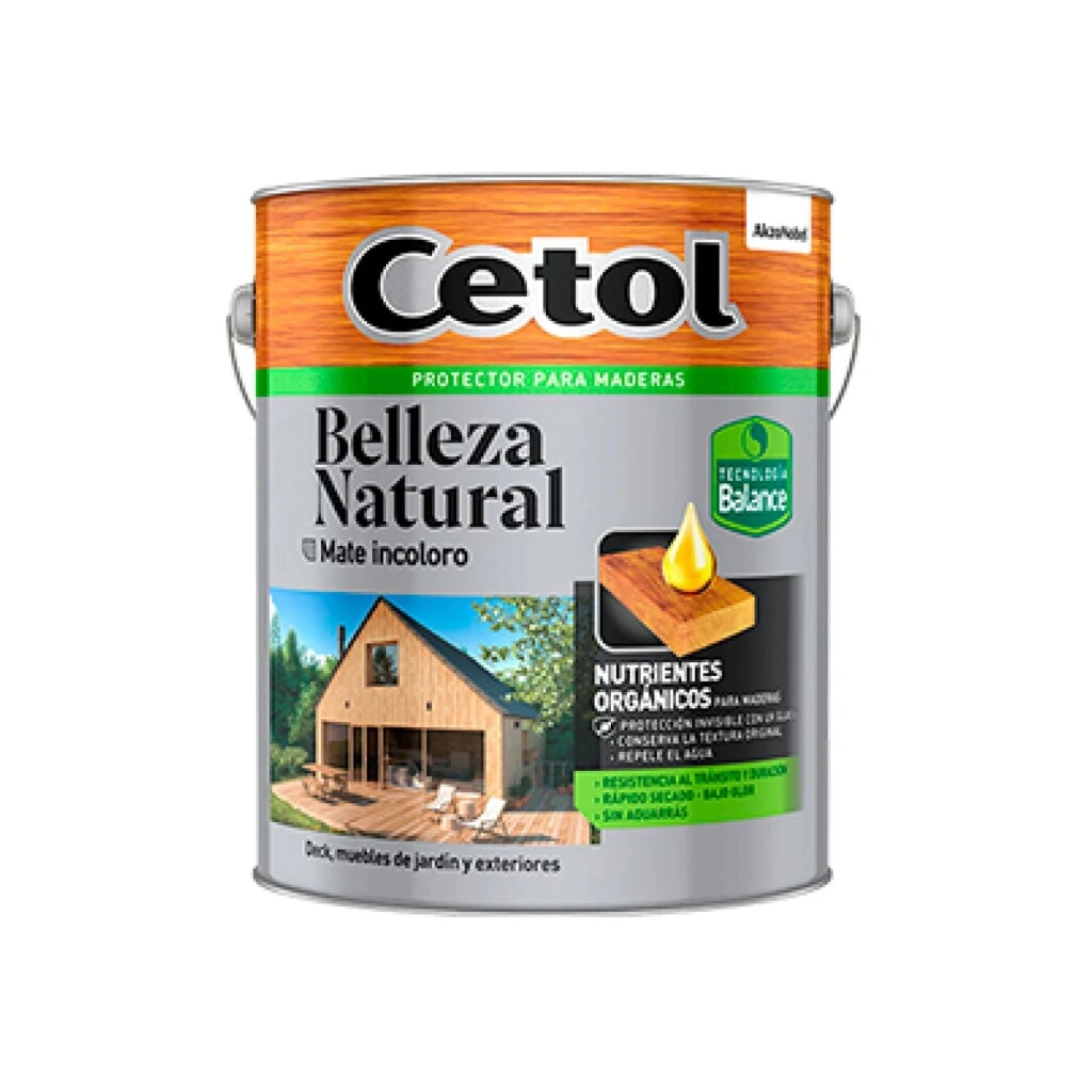 Cetol Belleza Natural - Incoloro 4 Litros