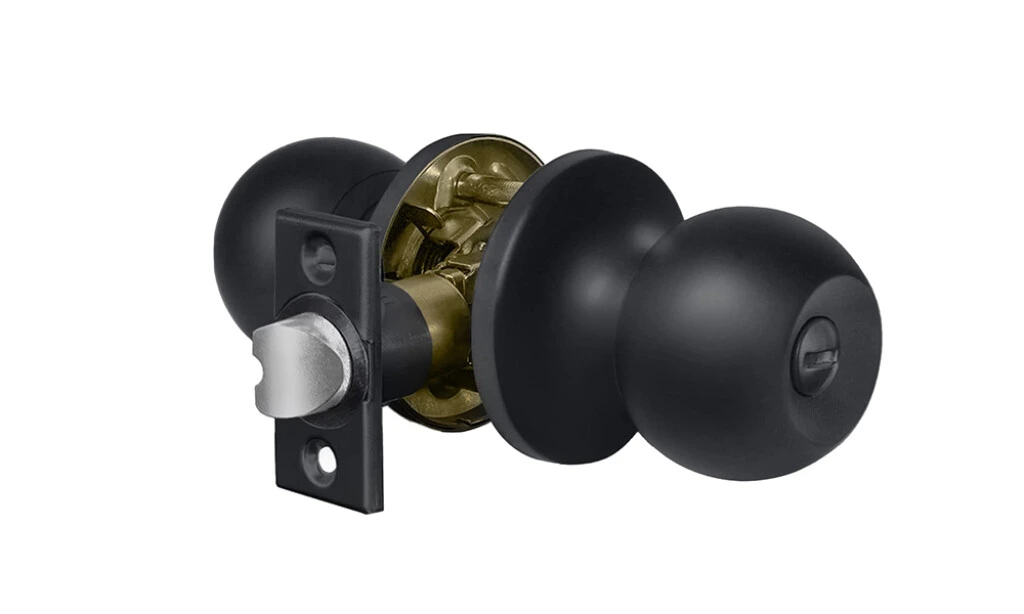 Pomo Para Puerta Llavín Mh0028 Negro
