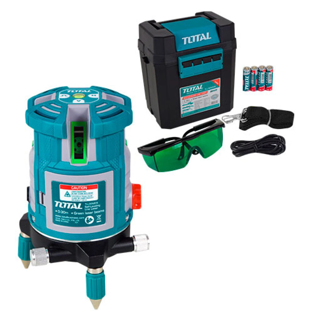 Nivel Laser Linea Verde 30M Total Industrial