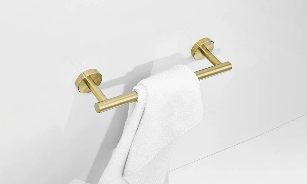 Toallero De Baño Dorado A024a