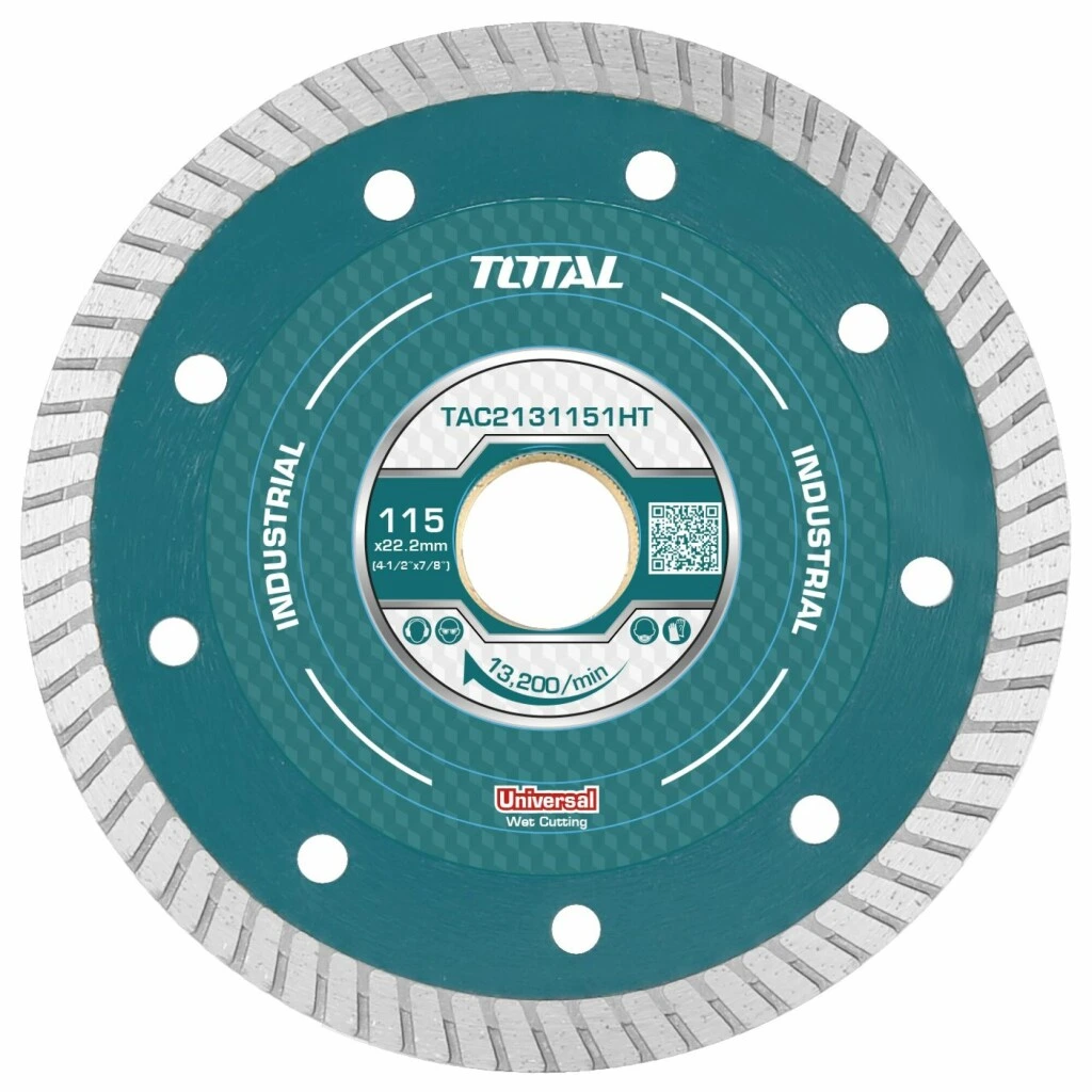 Disco Diamantado Para Amoladora 115mm Turbo, Ultra fino