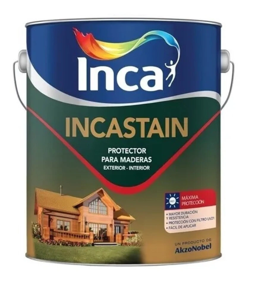 Incastain protector para maderas 1L - Caoba