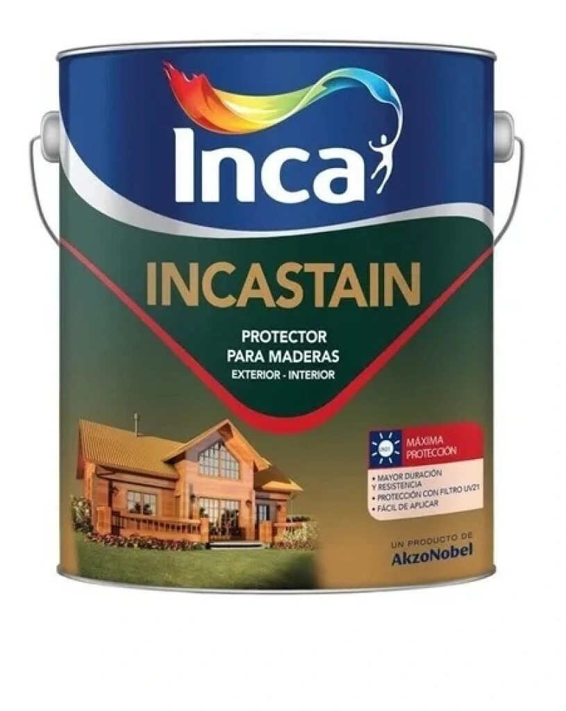 Incastain protector para maderas 1L - Lapacho