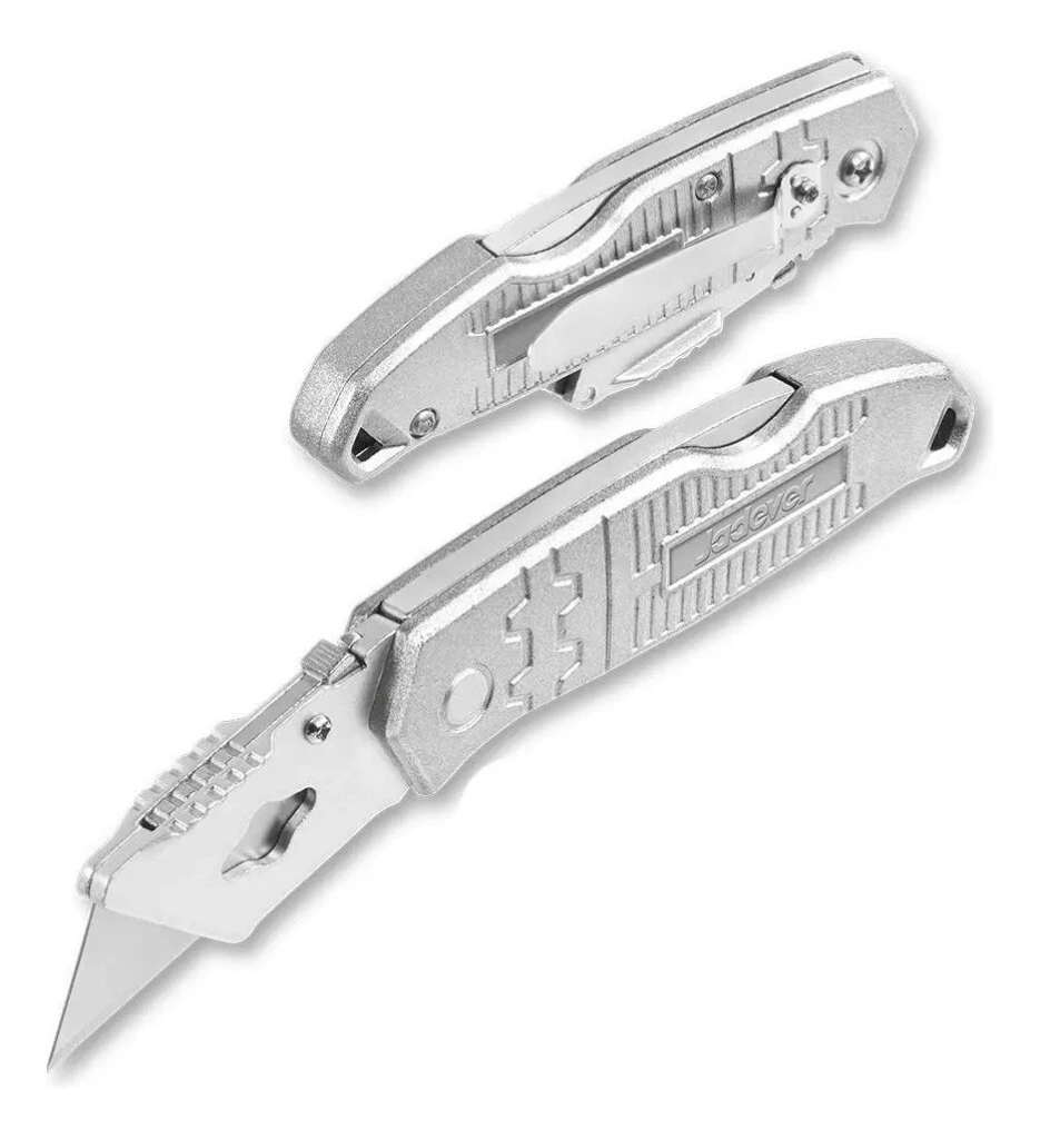 Trincheta Plegable De Aluminio 19x61mm Jadever